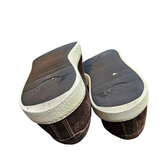 Santoni Brown Suede Sneakers Lace up Mens size 11.5 D - Picture 6 of 10